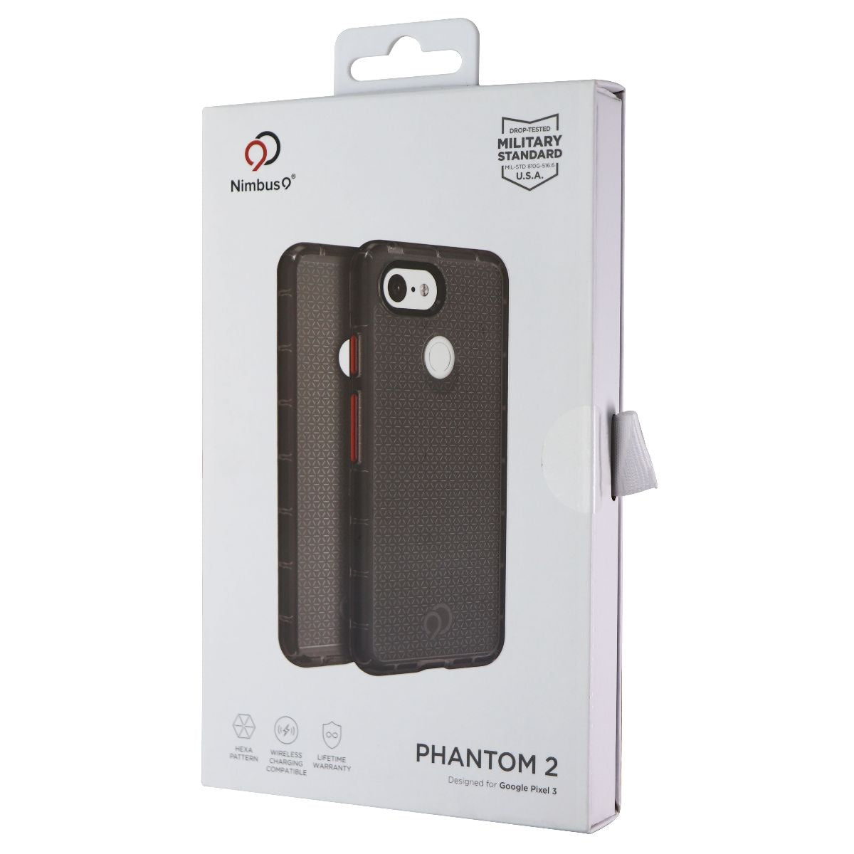 Nimbus9 Phantom 2 Series Gel Case for Google Pixel 3 - Carbon Black Cell Phone - Cases, Covers & Skins Nimbus9 - Simple Cell Bulk Wholesale Pricing - USA Seller