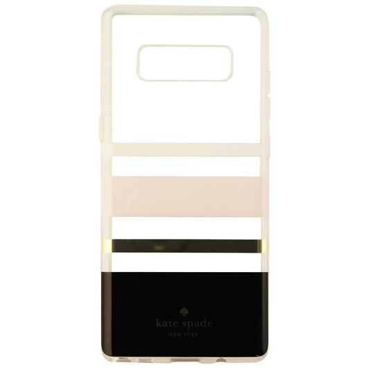 Kate Spade Flexible Hardshell Case for Galaxy Note8 - Pink/Gold/Blk/Clear Stripe Cell Phone - Cases, Covers & Skins Kate Spade    - Simple Cell Bulk Wholesale Pricing - USA Seller