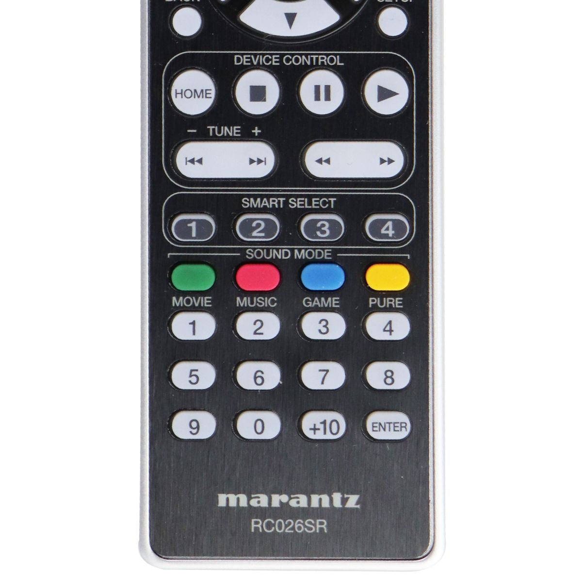 Marantz OEM Remote Control - Black/Silver (RC026SR) TV, Video & Audio Accessories - Remote Controls Marantz - Simple Cell Bulk Wholesale Pricing - USA Seller