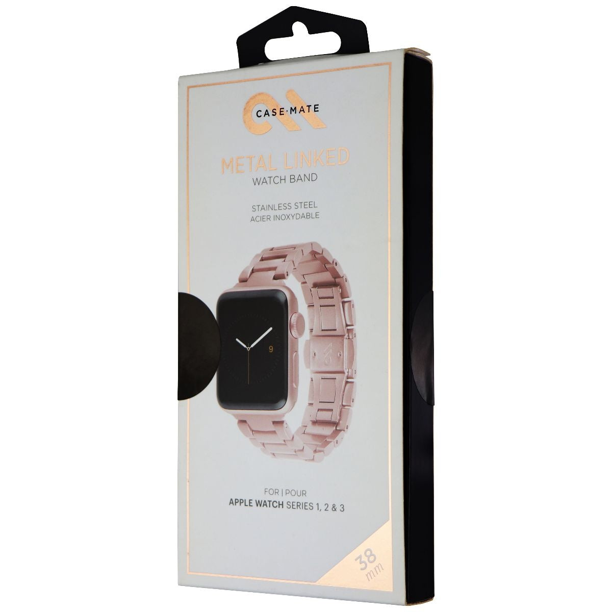 Case-Mate 38mm Metal Link Band for Apple Watch 38mm/40mm All Series - Rose Gold Smart Watch Accessories - Watch Bands Case-Mate - Simple Cell Bulk Wholesale Pricing - USA Seller