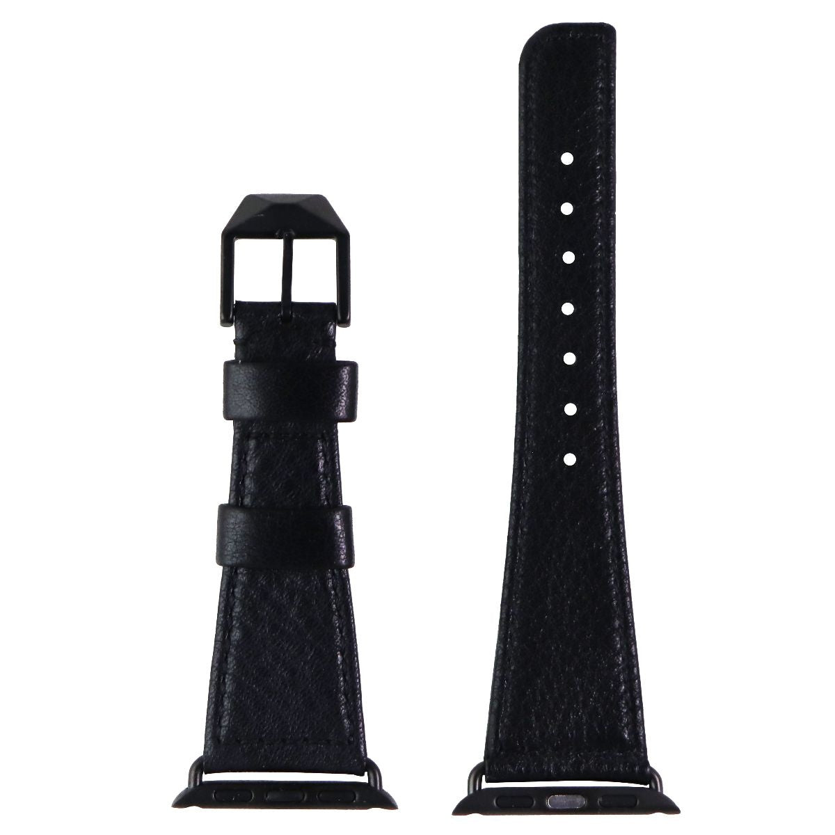 Case-Mate Leather Edition Watch Band for 38mm & 40mm Cases Any Series - Black Smart Watch Accessories - Watch Bands Case-Mate - Simple Cell Bulk Wholesale Pricing - USA Seller