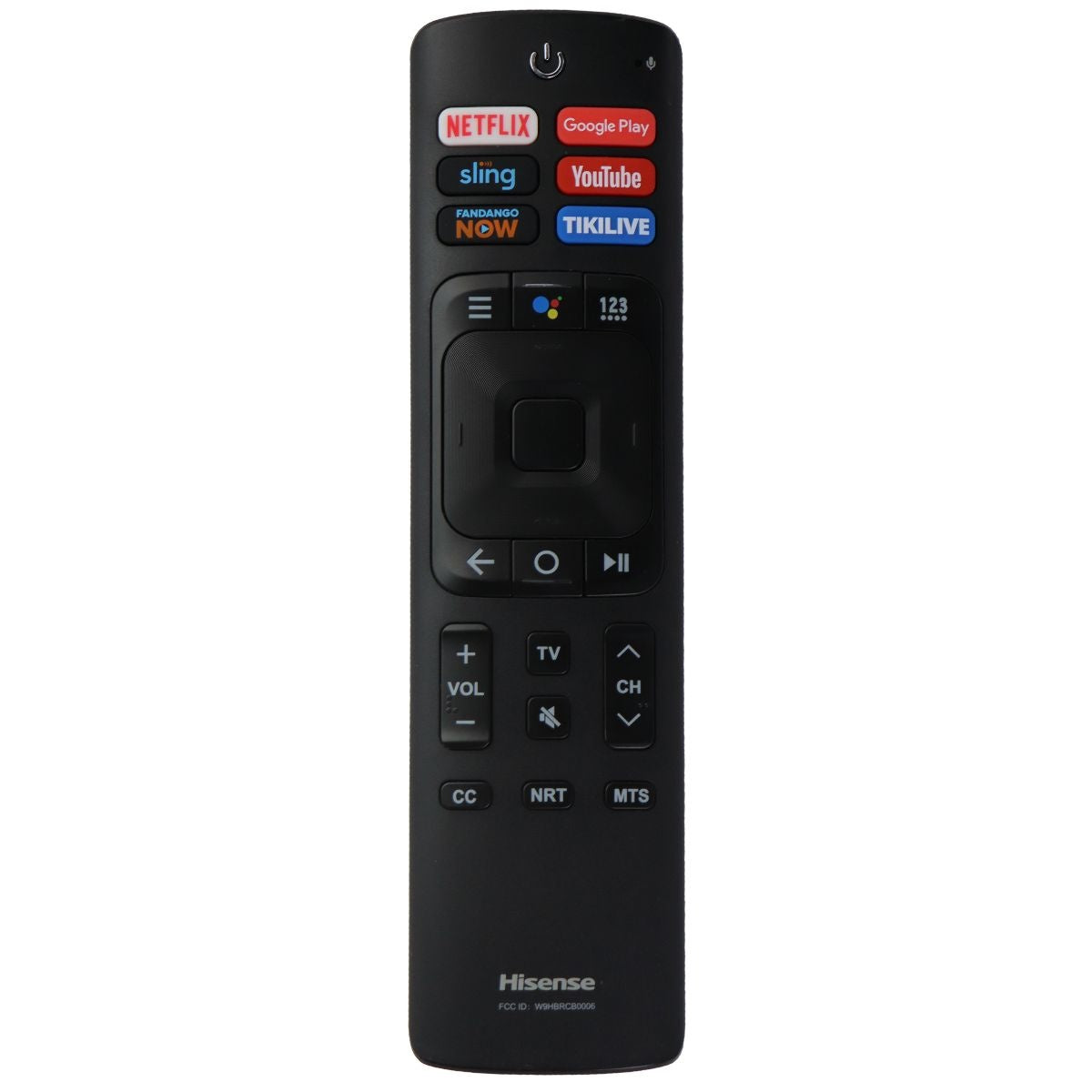 Hisense OEM Remote Control with Hotkeys - Black (W9HBRCB0006) TV, Video & Audio Accessories - Remote Controls Hisense - Simple Cell Bulk Wholesale Pricing - USA Seller