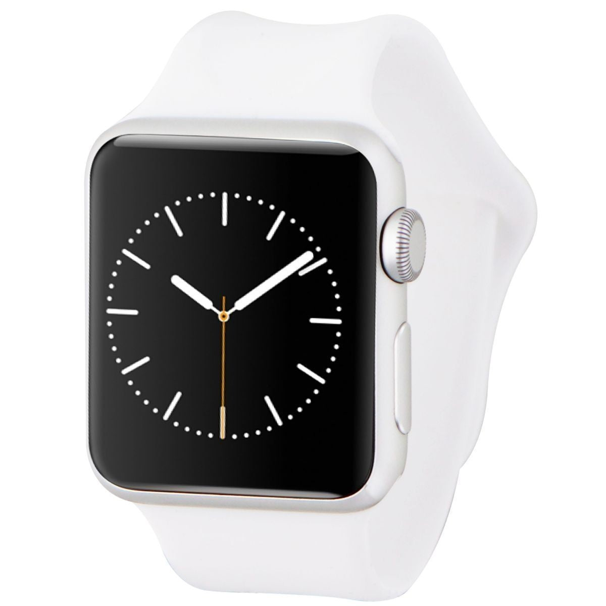 Apple Watch Sport Smartwatch (42mm) A1554 Silver Aluminum/White Sport Band Smart Watches Apple - Simple Cell Bulk Wholesale Pricing - USA Seller