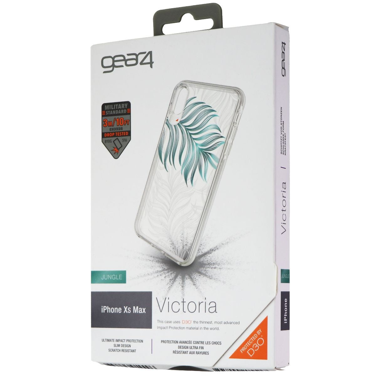 Gear4 (G4ICXLVIC01-32957) Victoria Case for iPhone XS Max - Jungle Cell Phone - Cases, Covers & Skins Gear4    - Simple Cell Bulk Wholesale Pricing - USA Seller