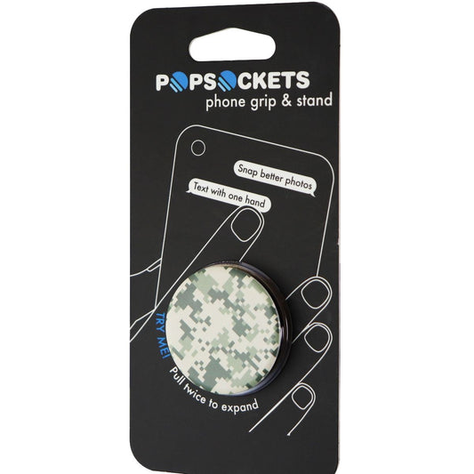 PopSockets Collapsible Grip & Stand for Phones and Tablets - Digital Camo Cell Phone - Mounts & Holders PopSockets - Simple Cell Bulk Wholesale Pricing - USA Seller
