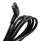 Unbranded 125V 2-Pronged Power Supply Cable - Black Cell Phone - Cables & Adapters Unbranded - Simple Cell Bulk Wholesale Pricing - USA Seller