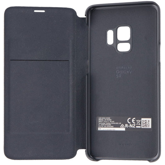 Samsung (EF-NG960PBEGUS) LED View Wallet Cover Case for Galaxy S9 - Black Cell Phone - Cases, Covers & Skins Samsung - Simple Cell Bulk Wholesale Pricing - USA Seller