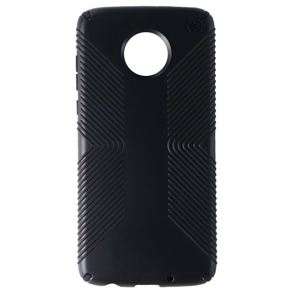 Speck Presidio Grip Series Hybrid Case for Motorola Moto Z4 - Black Cell Phone - Cases, Covers & Skins Speck    - Simple Cell Bulk Wholesale Pricing - USA Seller