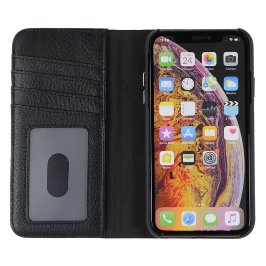 Case-Mate Wallet Folio Series Genuine Leather Case for Apple iPhone XR - Black Cell Phone - Cases, Covers & Skins Case-Mate    - Simple Cell Bulk Wholesale Pricing - USA Seller