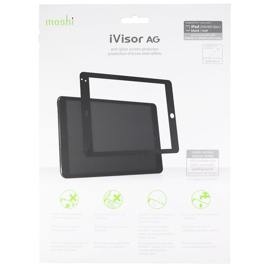 Moshi ivisor Ag Screen Protector for Apple iPad (5th/6th Gen) / Air 2 / Pro 9.7 iPad/Tablet Accessories - Screen Protectors Moshi    - Simple Cell Bulk Wholesale Pricing - USA Seller
