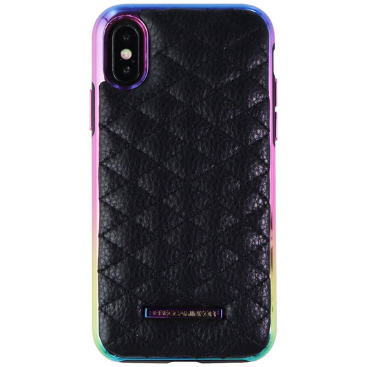 Rebecca Minkoff Quilted Oil Slick Case for Apple iPhone Xs / iPhone X - Black Cell Phone - Cases, Covers & Skins Rebecca Minkoff    - Simple Cell Bulk Wholesale Pricing - USA Seller