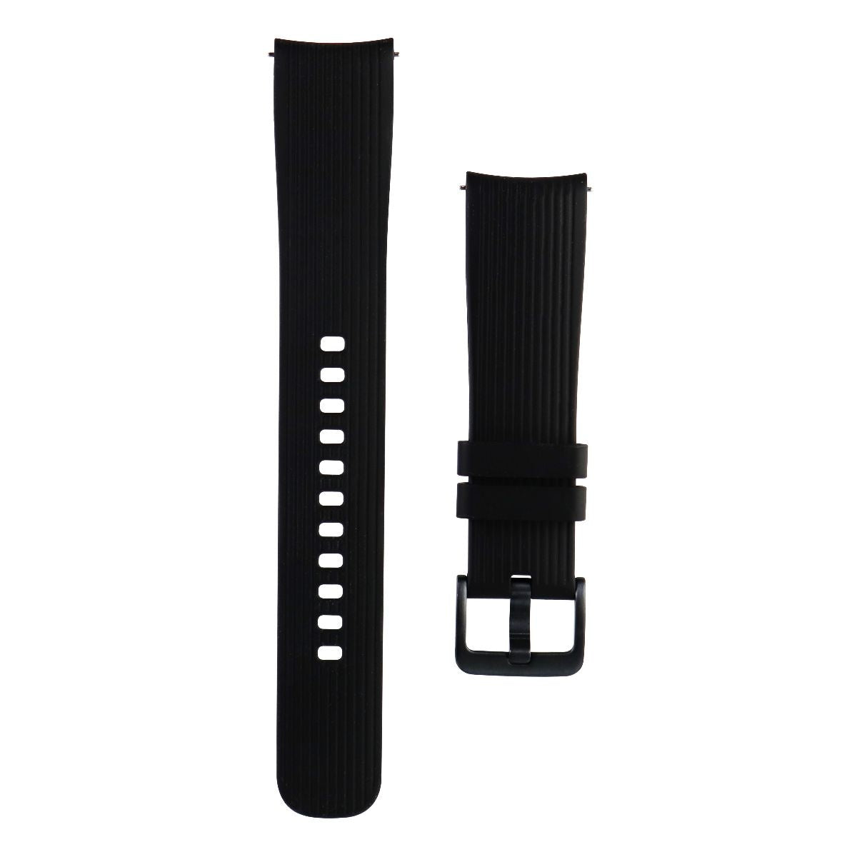 Samsung 20mm Silicone Band for Samsung Galaxy Watch 42mm - Black - Small Adjust Smart Watch Accessories - Watch Bands Samsung - Simple Cell Bulk Wholesale Pricing - USA Seller