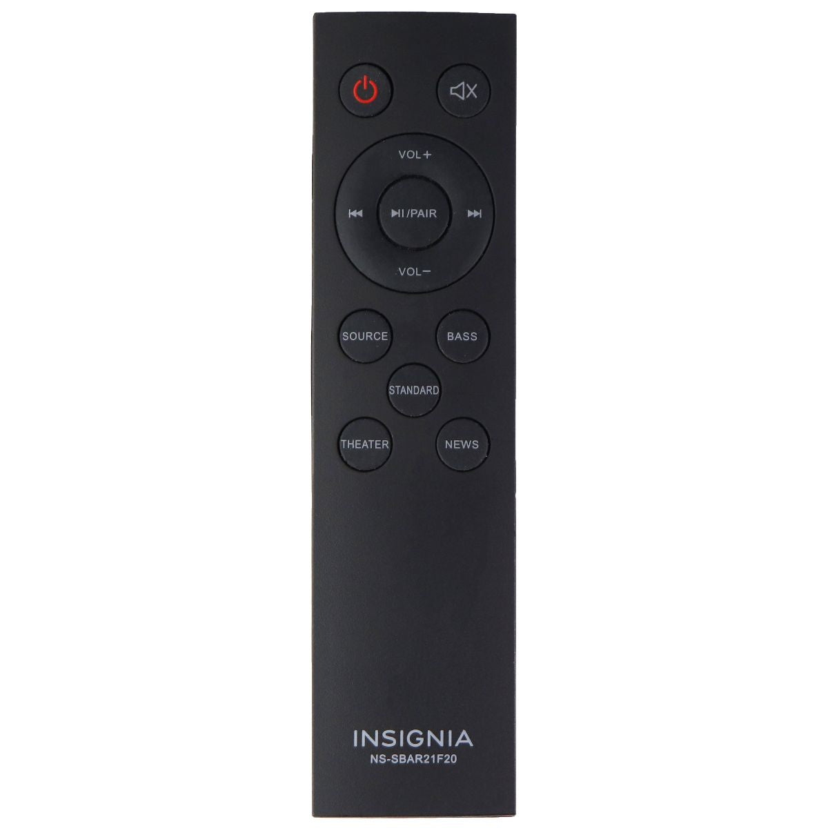 OEM Remote - Insignia NS-SBAR21F20 for Insignia Soundbar System TV, Video & Audio Accessories - Remote Controls Insignia    - Simple Cell Bulk Wholesale Pricing - USA Seller