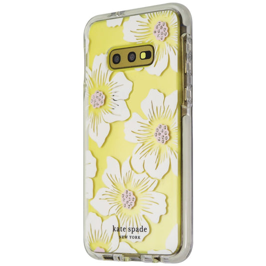 Kate Spade Defensive Hard Case for Galaxy S10e - Hollyhock Floral / Clear Cream Cell Phone - Cases, Covers & Skins Kate Spade    - Simple Cell Bulk Wholesale Pricing - USA Seller