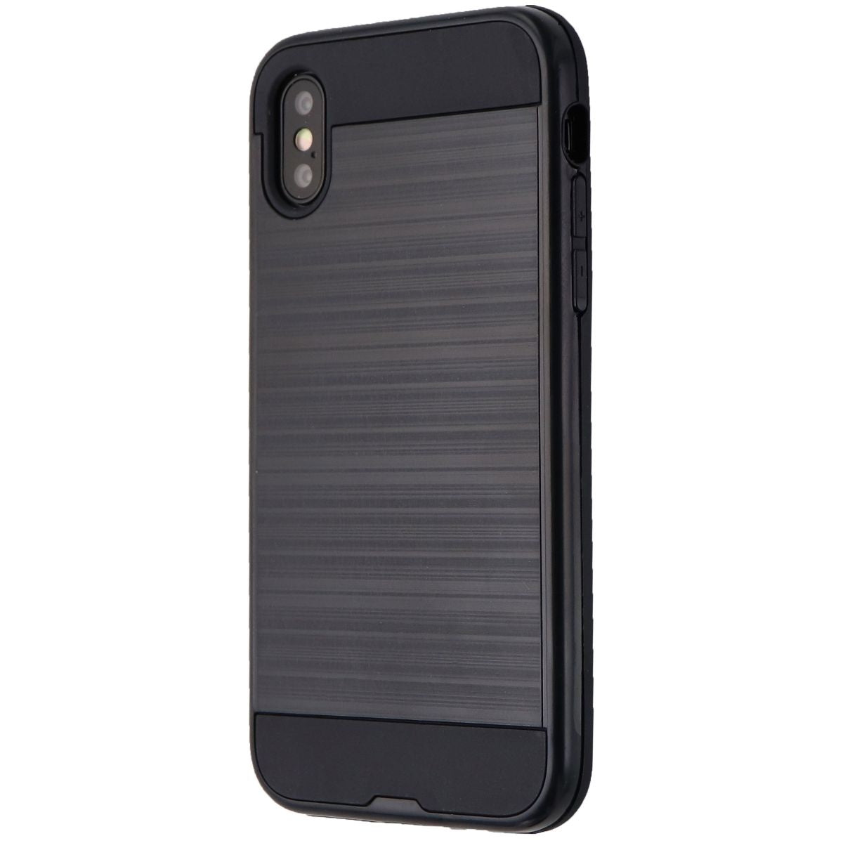 Verizon Dual Layer Shell Case for Apple iPhone XS/X - Black/Brushed Cell Phone - Cases, Covers & Skins Verizon - Simple Cell Bulk Wholesale Pricing - USA Seller