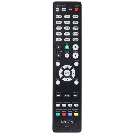 Denon Remote Control (RC-1228) for Select Denon Home Receivers - Black TV, Video & Audio Accessories - Remote Controls Denon    - Simple Cell Bulk Wholesale Pricing - USA Seller