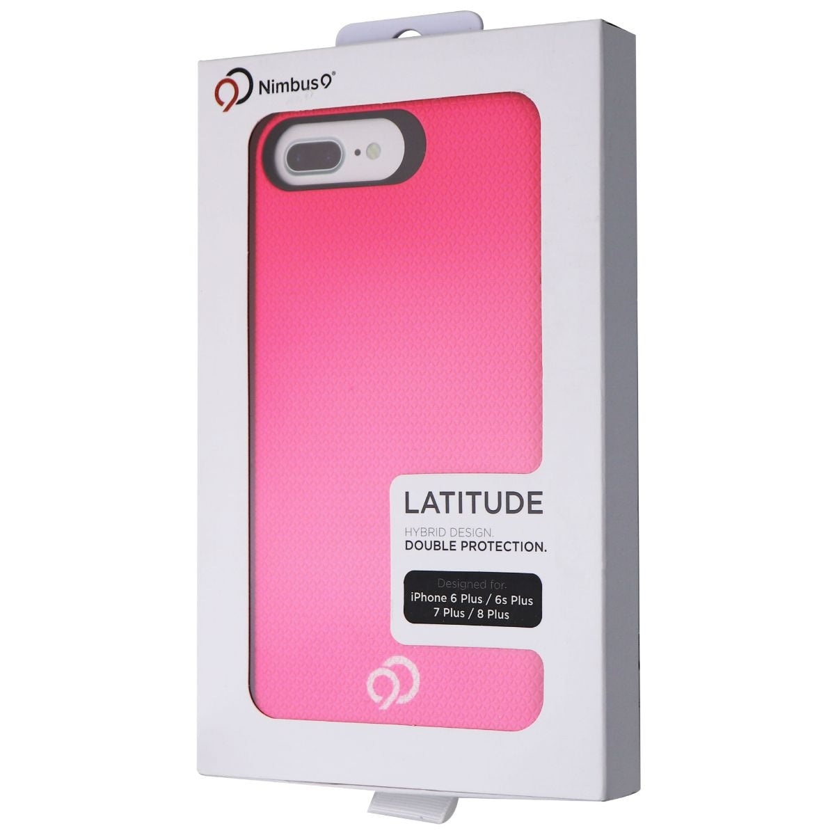 Nimbus9 Latitude Case for Apple iPhone 8 Plus and 7 Plus - Textured Pink/Black Cell Phone - Cases, Covers & Skins Nimbus9    - Simple Cell Bulk Wholesale Pricing - USA Seller