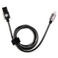 Qmadix Full Metal Jacket 3.3-Foot USB Cable for iPhones - Black Cell Phone - Cables & Adapters Qmadix - Simple Cell Bulk Wholesale Pricing - USA Seller