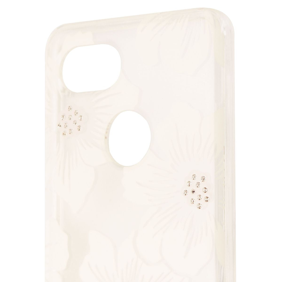 Kate Spade New York Hardshell Case for Google Pixel 2 XL - Clear/White Flowers Cell Phone - Cases, Covers & Skins Kate Spade - Simple Cell Bulk Wholesale Pricing - USA Seller