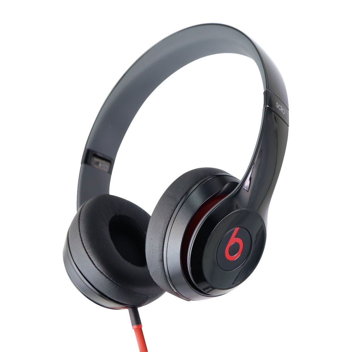 Beats by Dr. Dre Solo 2 (WIRED) On-Ear Headphones - Black/Red (MH8W2AM/A, B0518)