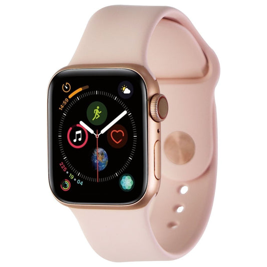 Apple Watch Series 4 (A1975) GPS + Cellular - 40mm Gold Aluminum/Pink Sport Band Smart Watches Apple    - Simple Cell Bulk Wholesale Pricing - USA Seller