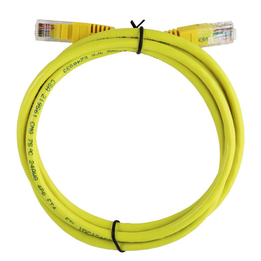 5-Foot CAT 5E Ethernet Patch Cable (24-AWG) - Yellow Computer/Network - Ethernet Cables (RJ-45, 8P8C) Unbranded    - Simple Cell Bulk Wholesale Pricing - USA Seller