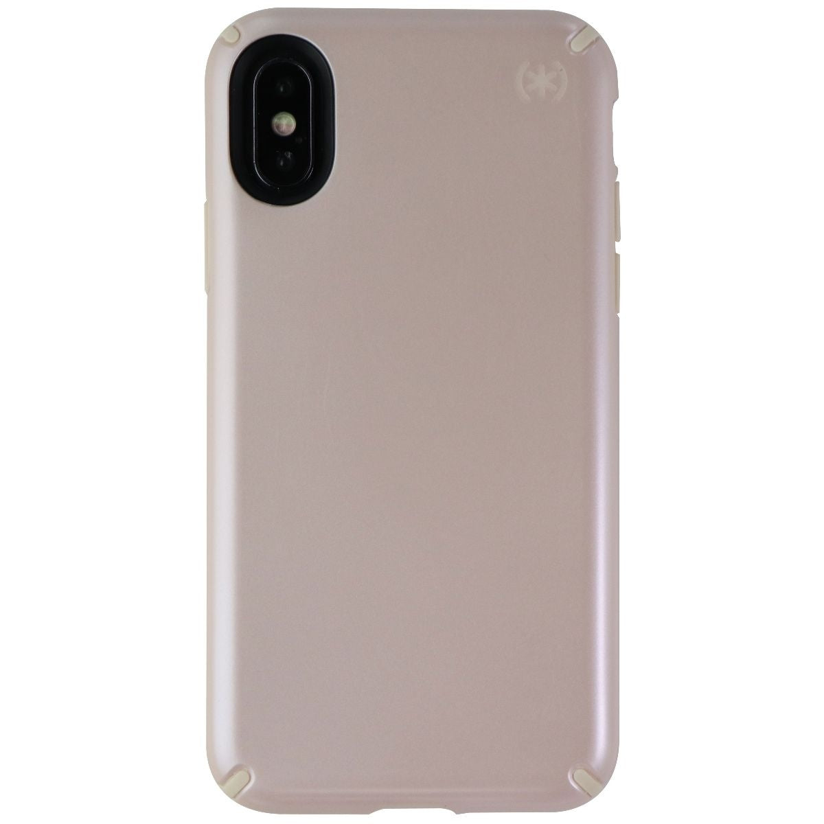 Speck Presidio Metallic Case for iPhone Xs & iPhone X - Nude Gold Metallic