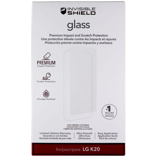 ZAGG Invisible Shield (Glass) Tempered Glass Screen Protector for LG K20 - Clear Cell Phone - Screen Protectors Zagg    - Simple Cell Bulk Wholesale Pricing - USA Seller