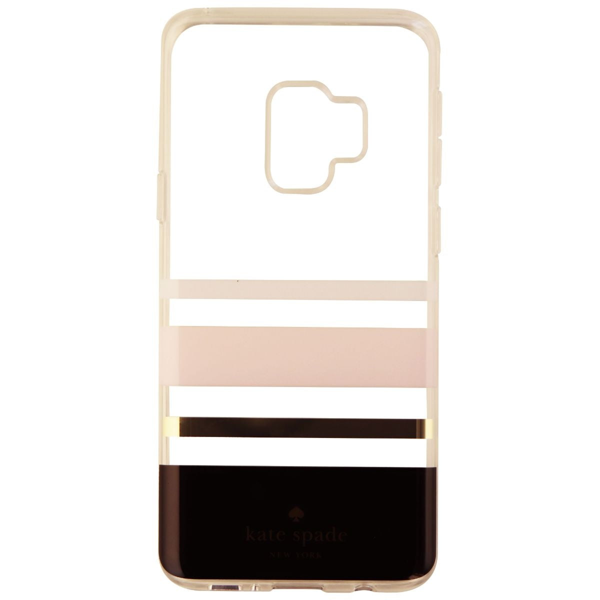 Kate Spade Flexible Hardshell Case for Galaxy S9 - Charlotte Stripe Black Cell Phone - Cases, Covers & Skins Kate Spade - Simple Cell Bulk Wholesale Pricing - USA Seller