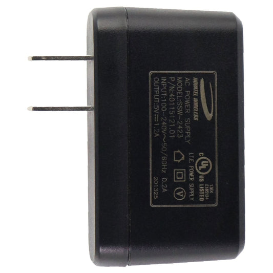 Novatel Single USB 5V/1.2A Wall Charger Adapter - Black (SSW-2423) Cell Phone - Chargers & Cradles Novatel Wireless    - Simple Cell Bulk Wholesale Pricing - USA Seller