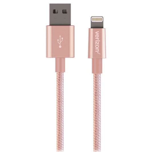 Verizon 4-Ft Charge & Sync Cable for iPhones & iPad - Pink Rose Gold