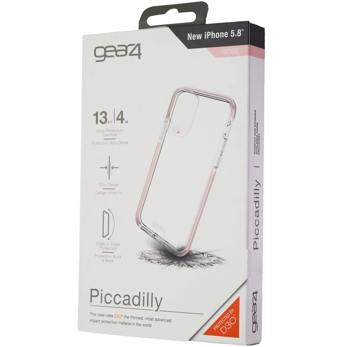 ZAGG Piccadilly Hybrid Hard Case for Apple iPhone 11 Pro - Clear/Pink Cell Phone - Cases, Covers & Skins Zagg    - Simple Cell Bulk Wholesale Pricing - USA Seller