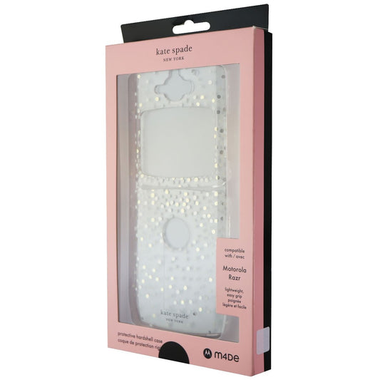 Kate Spade Protective Hardshell Case for Motorola Razr (2019) - Clear/Disco Dots Cell Phone - Cases, Covers & Skins Kate Spade    - Simple Cell Bulk Wholesale Pricing - USA Seller