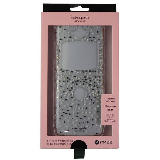 Kate Spade Protective Hardshell Case for Motorola Razr (2019) - Clear/Disco Dots Cell Phone - Cases, Covers & Skins Kate Spade    - Simple Cell Bulk Wholesale Pricing - USA Seller