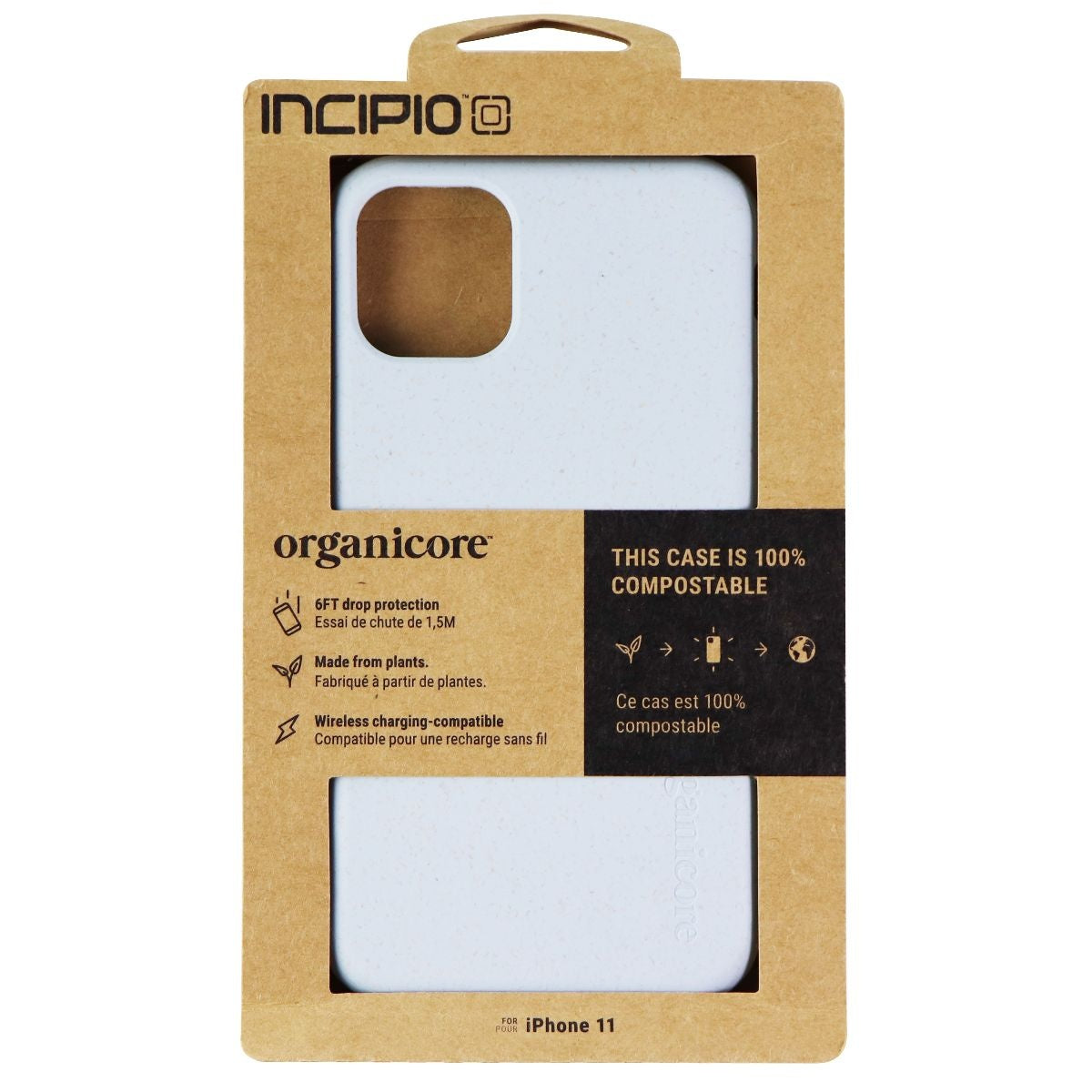 Incipio Organicore Biodegradable Case for Apple iPhone 11 (6.1) - Mystic Blue Cell Phone - Cases, Covers & Skins Incipio    - Simple Cell Bulk Wholesale Pricing - USA Seller