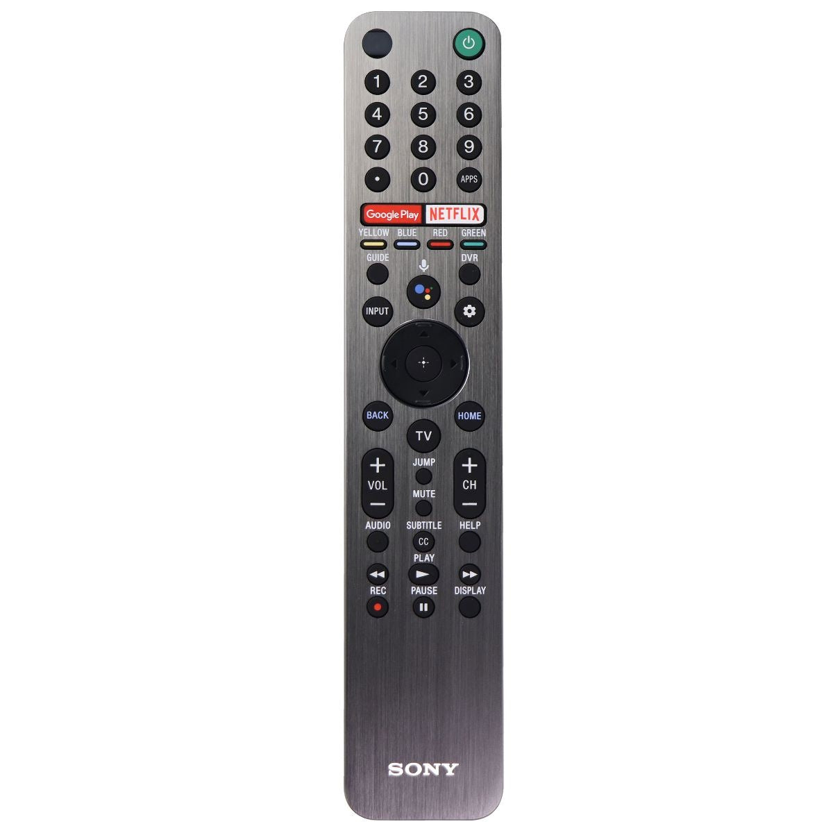 Sony Remote Control (RMF-TX611U) for Select Sony TVs - Metallic Gray TV, Video & Audio Accessories - Remote Controls Sony    - Simple Cell Bulk Wholesale Pricing - USA Seller