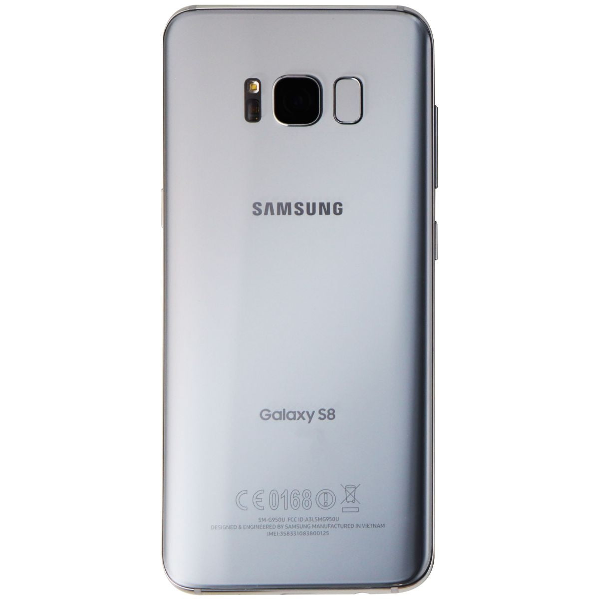 Samsung Galaxy S8 Smartphone (SM-G950U) Unlocked - 64GB / Arctic Silver Cell Phones & Smartphones Samsung - Simple Cell Bulk Wholesale Pricing - USA Seller