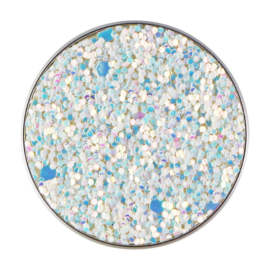PopSockets PopGrip Swappable Grip for Phones & Tablets - Sparkle Snow White Cell Phone - Mounts & Holders PopSockets - Simple Cell Bulk Wholesale Pricing - USA Seller