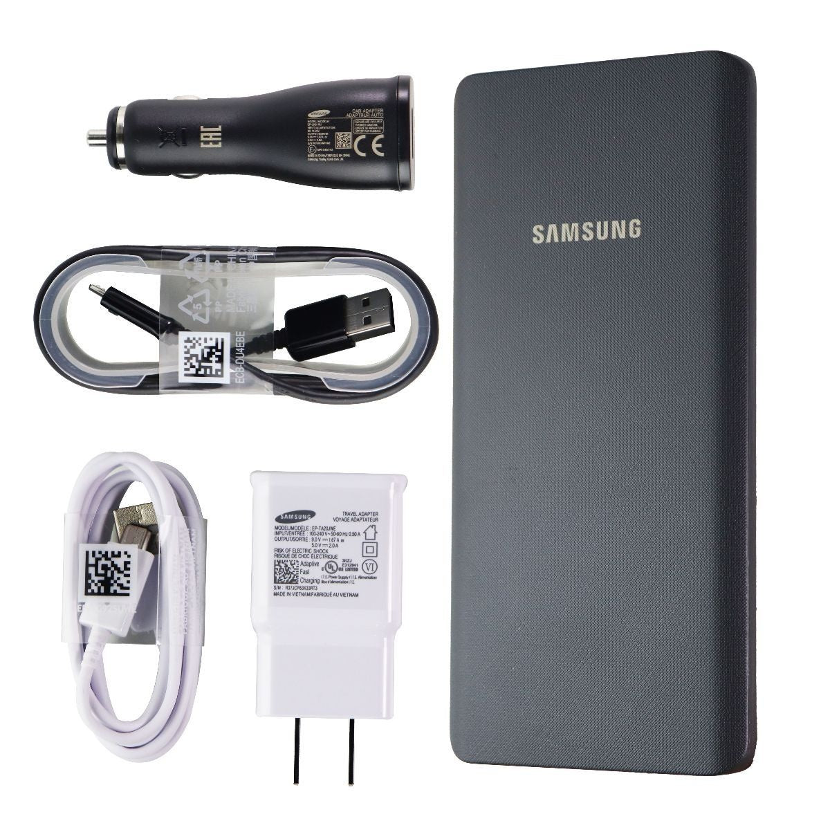 Samsung Charging Essentials for Micro USB Devices - 5000mAh Battery + Chargers Cell Phone - Chargers & Cradles Samsung    - Simple Cell Bulk Wholesale Pricing - USA Seller