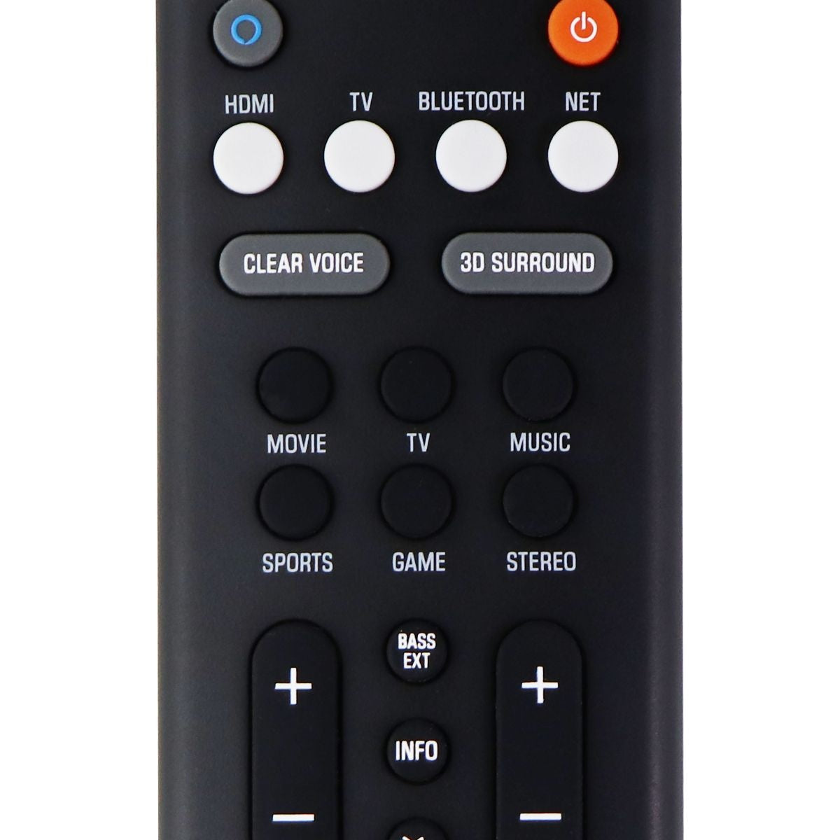 Yamaha Remote Control (VCQ9130 / VCQ9140) for Yamaha Sound Bars - Black