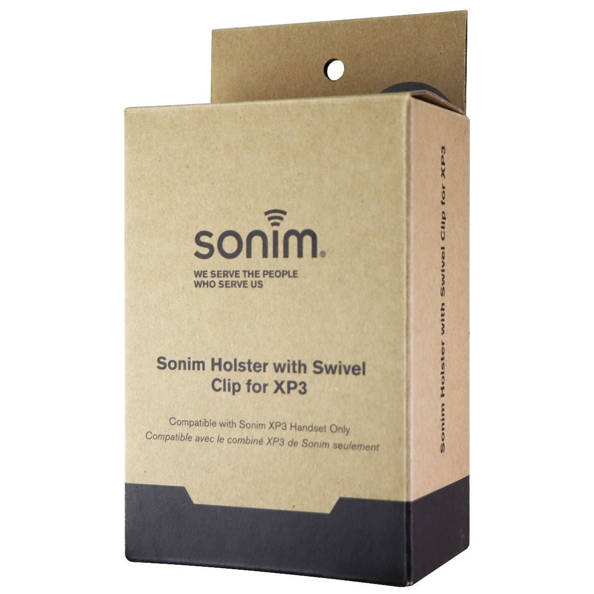 Sonim Holster with Swivel Clip for XP3 Flip Phone - Matte Black Cell Phone - Cases, Covers & Skins Sonim - Simple Cell Bulk Wholesale Pricing - USA Seller