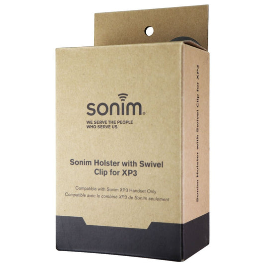 Sonim Holster with Swivel Clip for XP3 Flip Phone - Matte Black Cell Phone - Cases, Covers & Skins Sonim - Simple Cell Bulk Wholesale Pricing - USA Seller