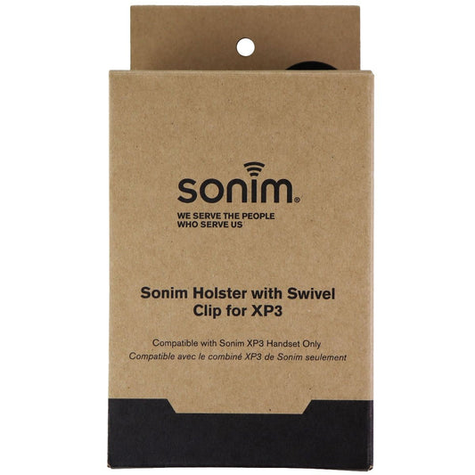 Sonim Holster with Swivel Clip for XP3 Flip Phone - Matte Black Cell Phone - Cases, Covers & Skins Sonim - Simple Cell Bulk Wholesale Pricing - USA Seller