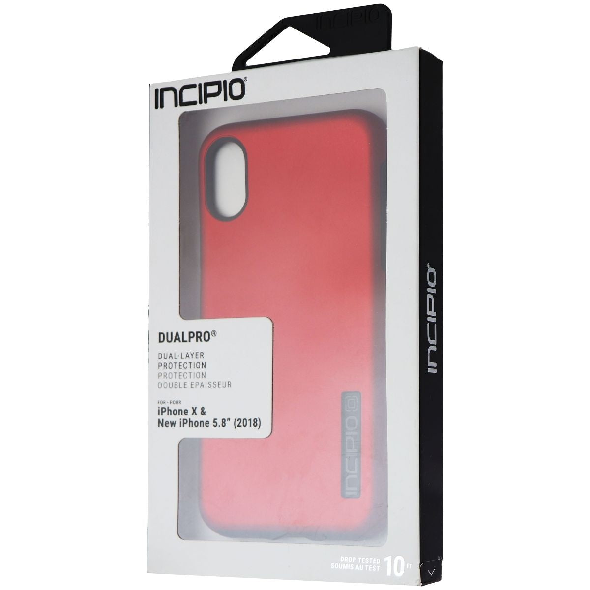 Incipio DualPro Case for Apple iPhone Xs and iPhone X - Iridescent Red / Black Cell Phone - Cases, Covers & Skins Incipio - Simple Cell Bulk Wholesale Pricing - USA Seller