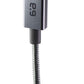 PureGear 4-Foot Braided (USB-C) to (USB-C) Charging Cable - Gray Cell Phone - Cables & Adapters PureGear    - Simple Cell Bulk Wholesale Pricing - USA Seller