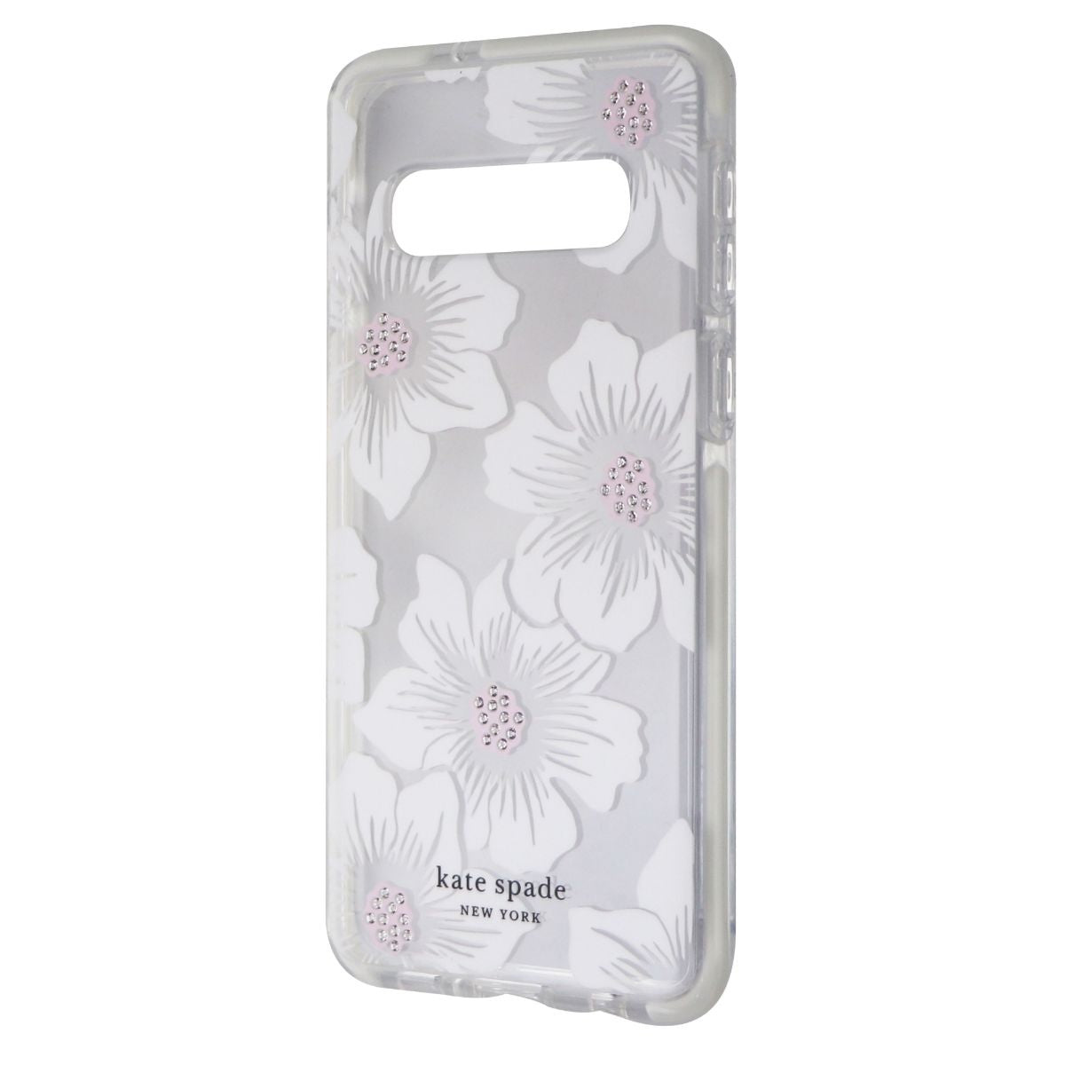 Kate Spade Defensive Hardshell Case for Galaxy S10 - Hollyhock / Clear / Cream Cell Phone - Cases, Covers & Skins Kate Spade - Simple Cell Bulk Wholesale Pricing - USA Seller