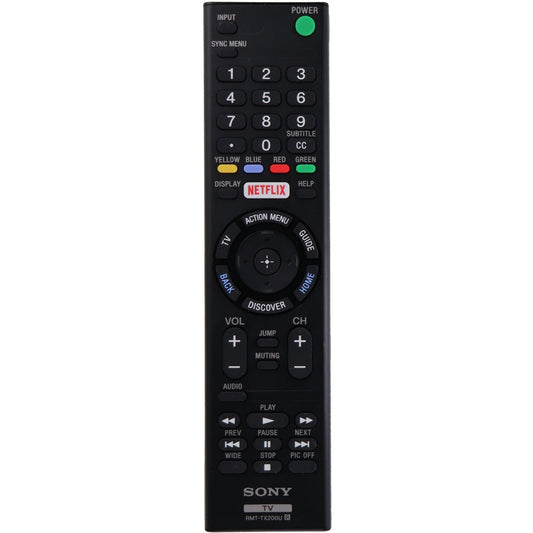 Sony Remote Control (RMT-TX200U) for Select Sony TVs - Black TV, Video & Audio Accessories - Remote Controls Sony    - Simple Cell Bulk Wholesale Pricing - USA Seller