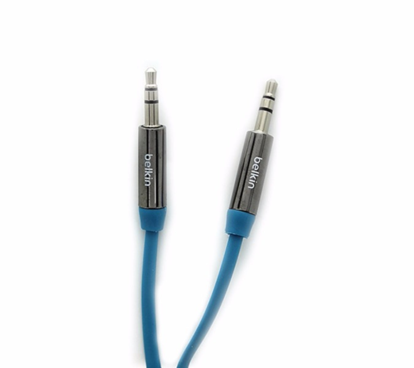 Belkin Mixit 3ft AUX Cable Blue Portable Audio - Cables & Adapters Belkin - Simple Cell Bulk Wholesale Pricing - USA Seller