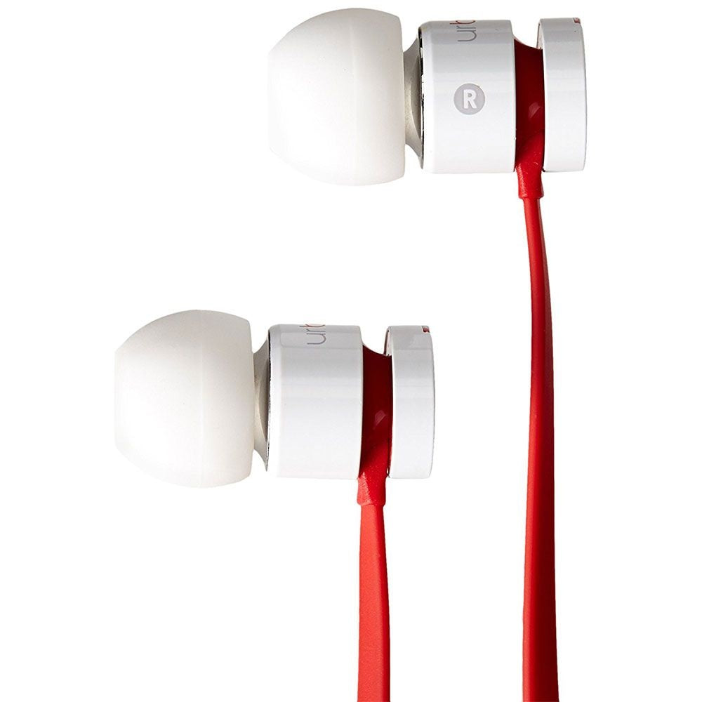 Beats by Dr. Dre urbeats In-Ear Headphones w/ Mic - White / Red Portable Audio - Headphones Beats by Dr. Dre    - Simple Cell Bulk Wholesale Pricing - USA Seller