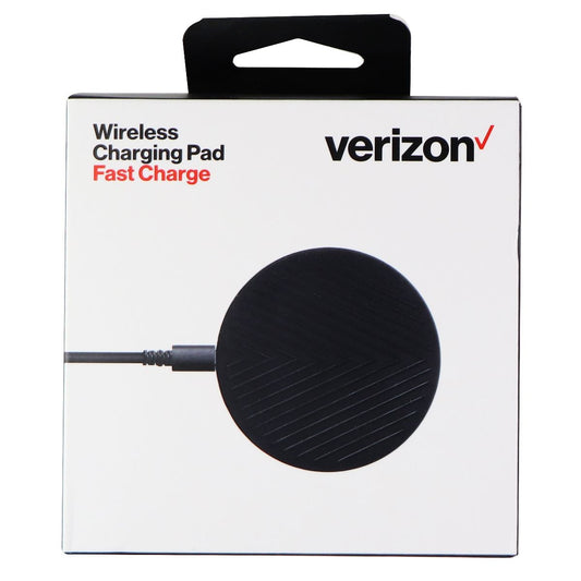 Verizon 10W Qi Wireless Charging Pad for iPhone and Samsung - Black Cell Phone - Chargers & Cradles Verizon    - Simple Cell Bulk Wholesale Pricing - USA Seller
